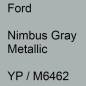 Preview: Ford, Nimbus Gray Metallic, YP / M6462.